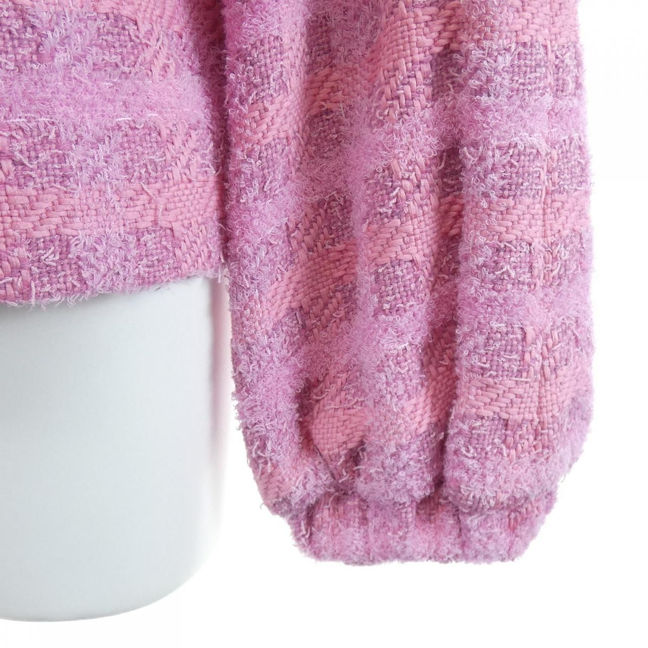 Chanel Collarless Jacket Pink — view 7