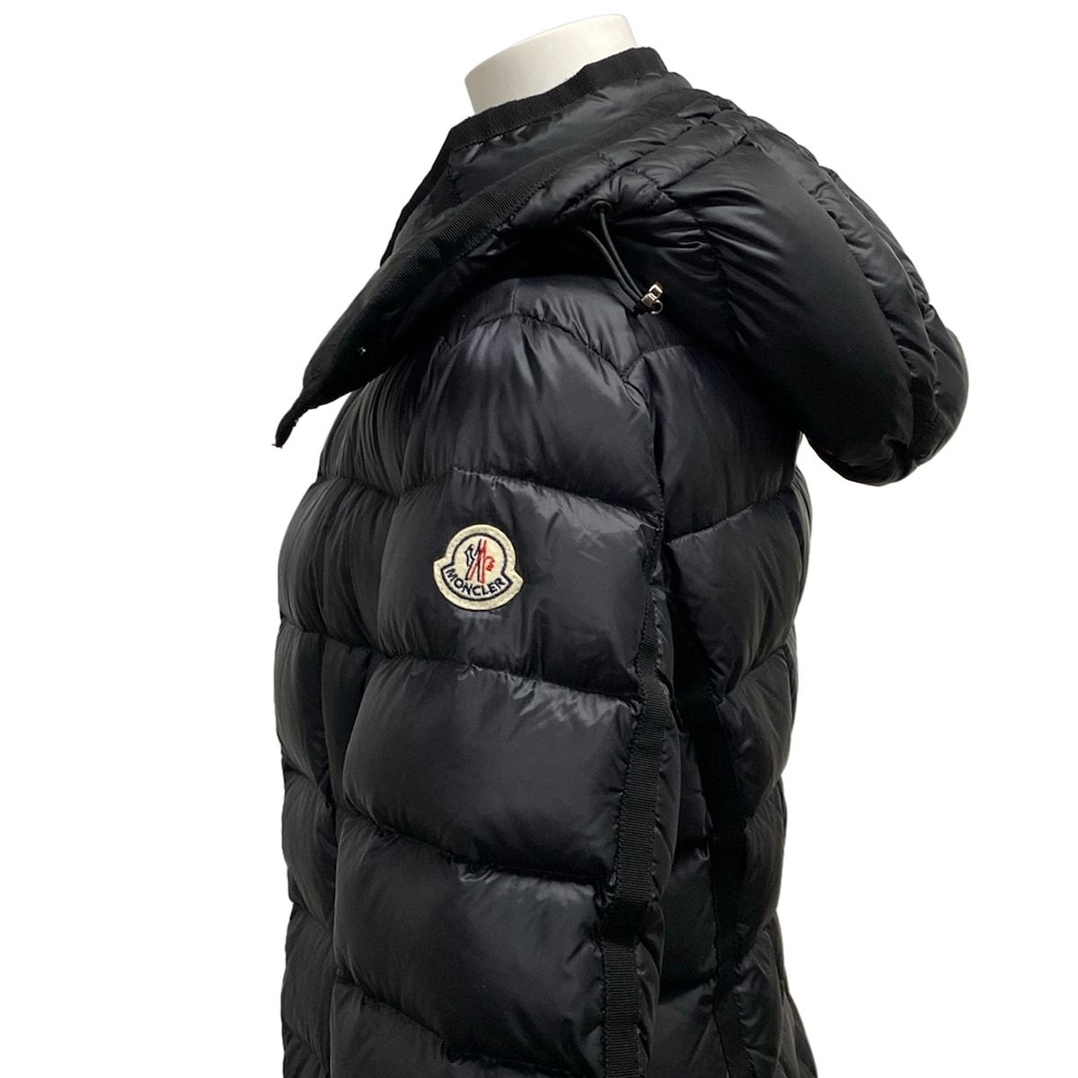 Moncler Down Jacket Coat 3 L Hermine Black Long Sleeve Zip Up Winter Cotton — view 9