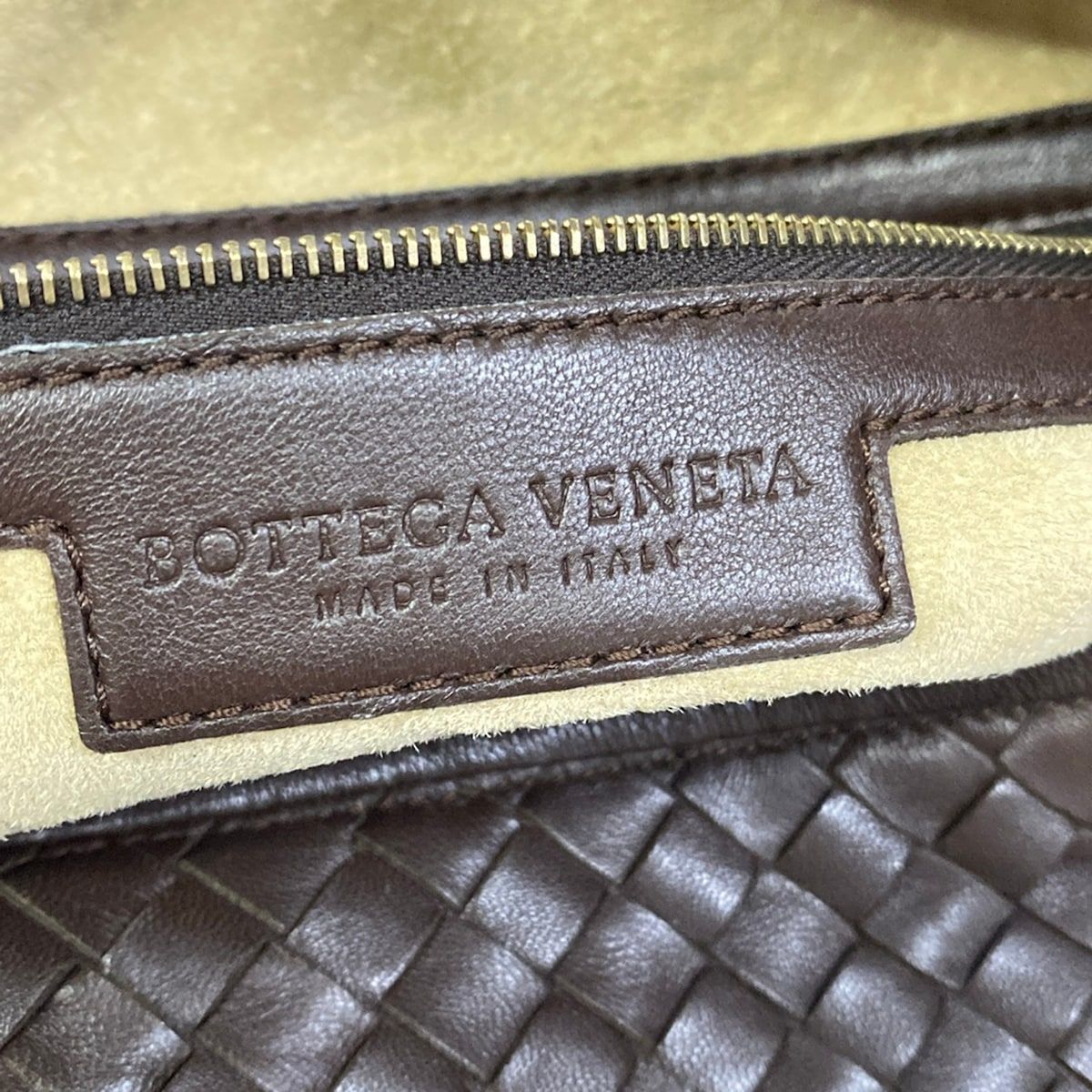 Bottega Veneta Handbag Bag Dark Brown Leather — view 9