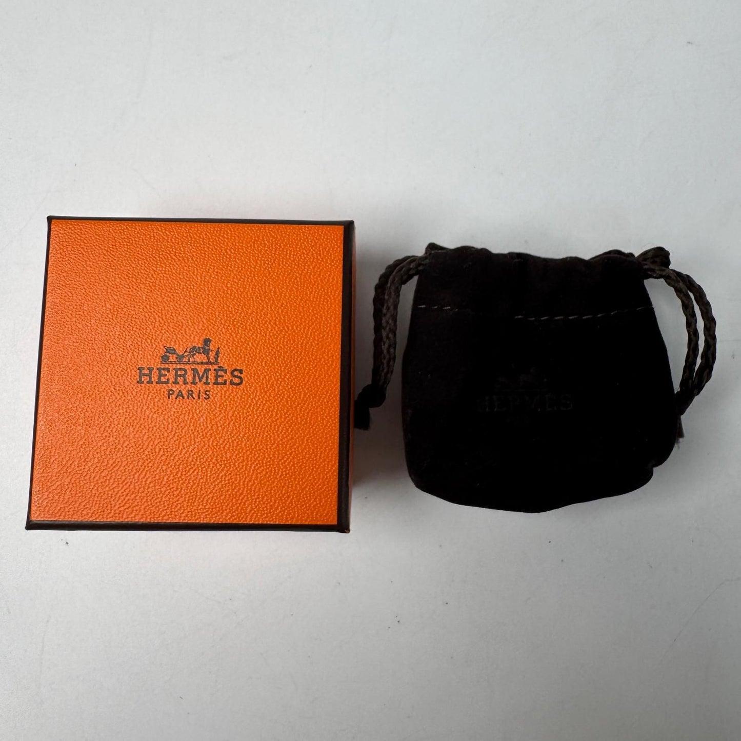 Hermes Chaine D'ancre Scarf Ring Silver — view 8