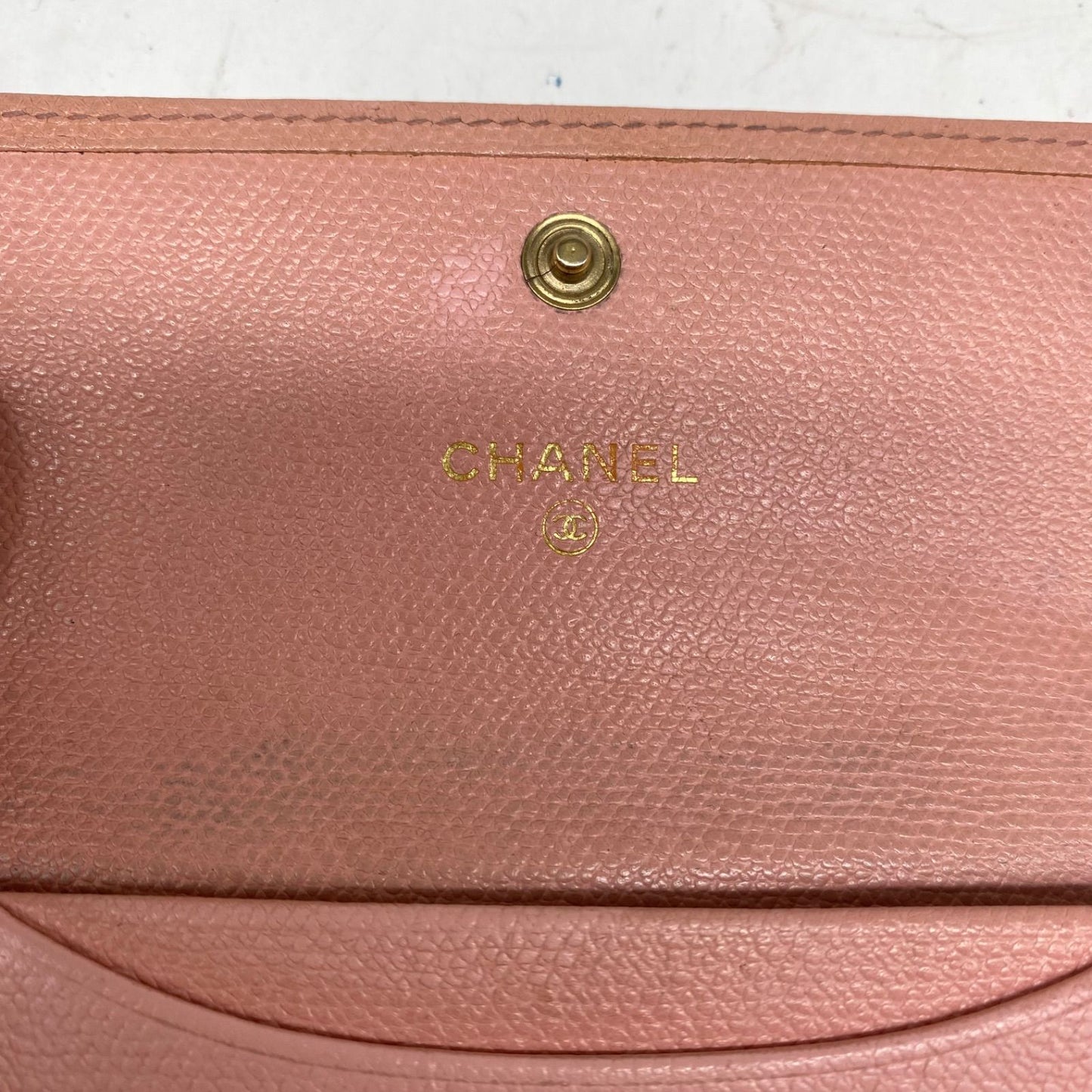 Chanel Coin Case Coco Button Pink Purse Card — view 9