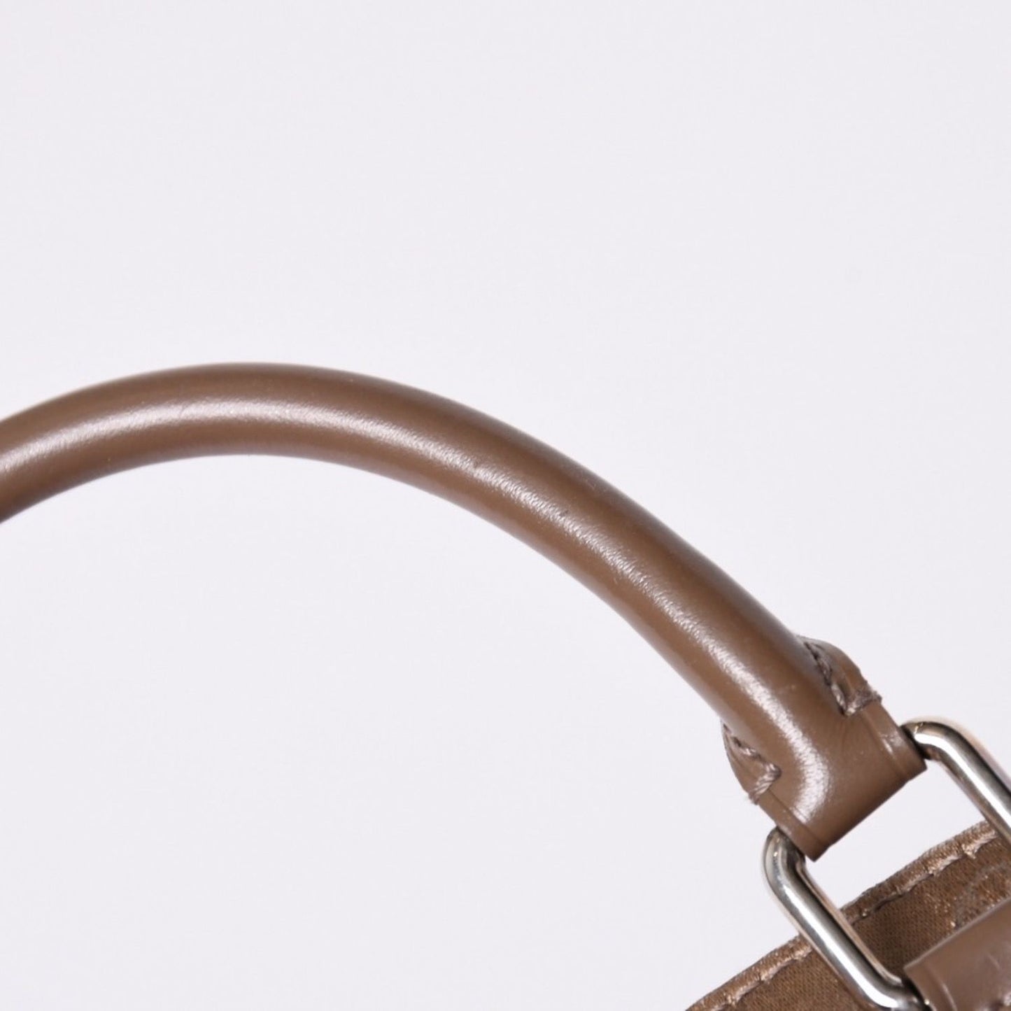 Louis Vuitton Monogram Satin Little Alma Beige Silver Handbag — view 8