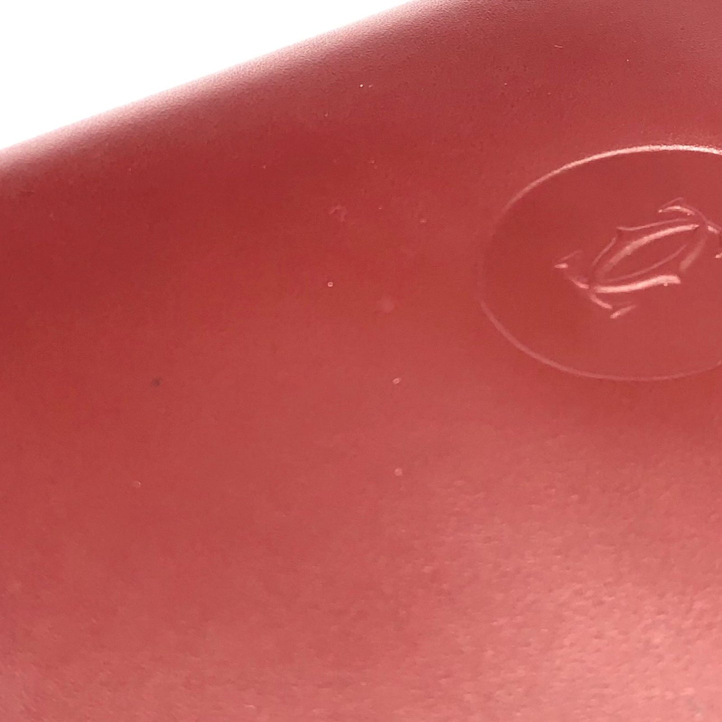 Cartier Must Line Bifold Leather Bordeaux Wallet Gold — view 9