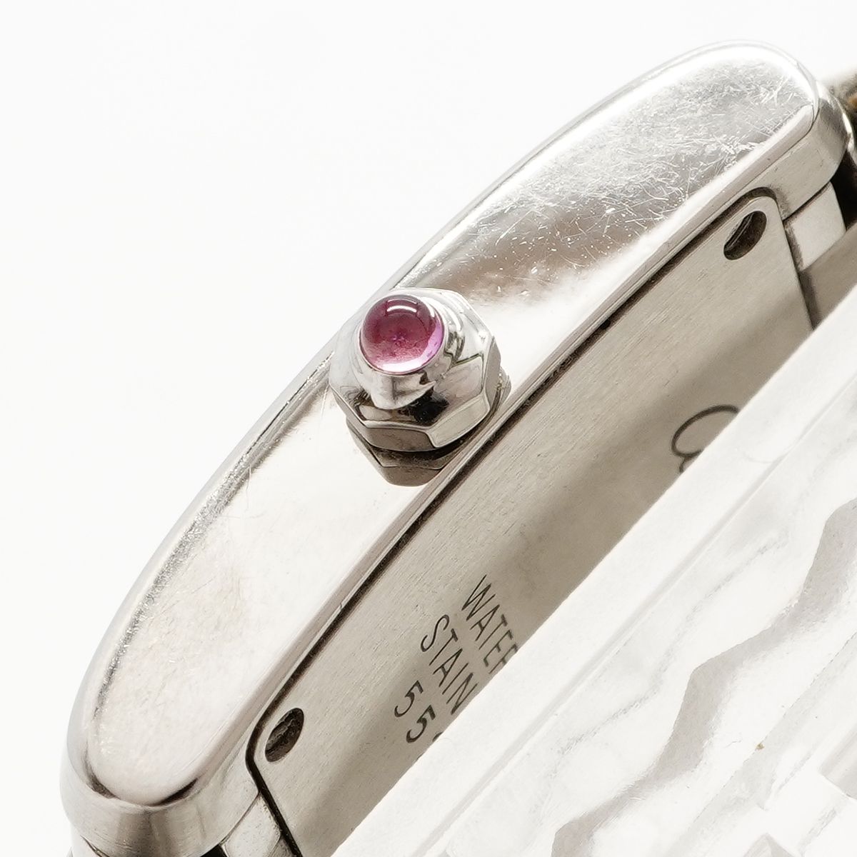 Cartier Tank Francaise SM Christmas Limited Pink Dial Watch — view 9