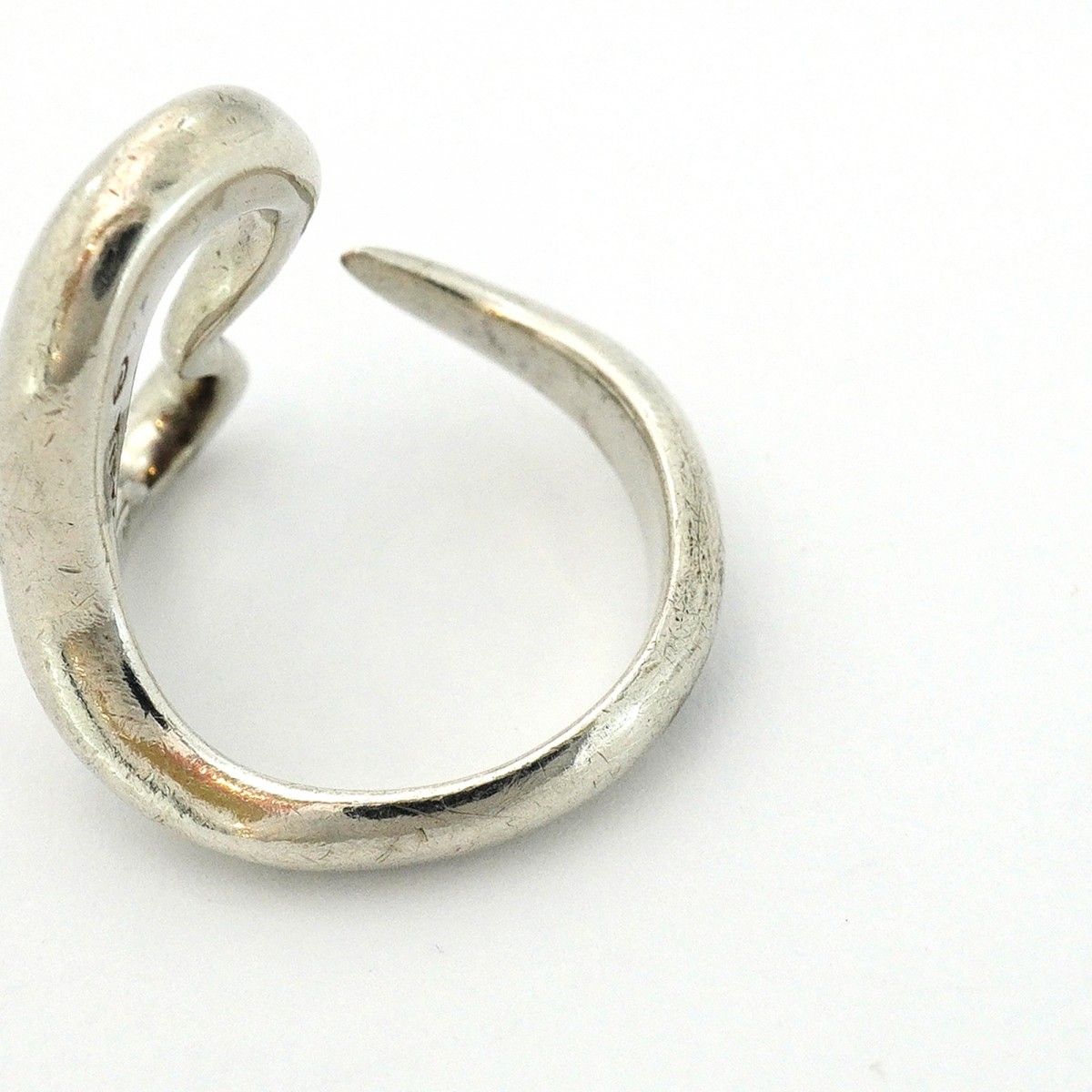 Tiffany & Co Ring Open Heart 925 Sterling Silver — view 8