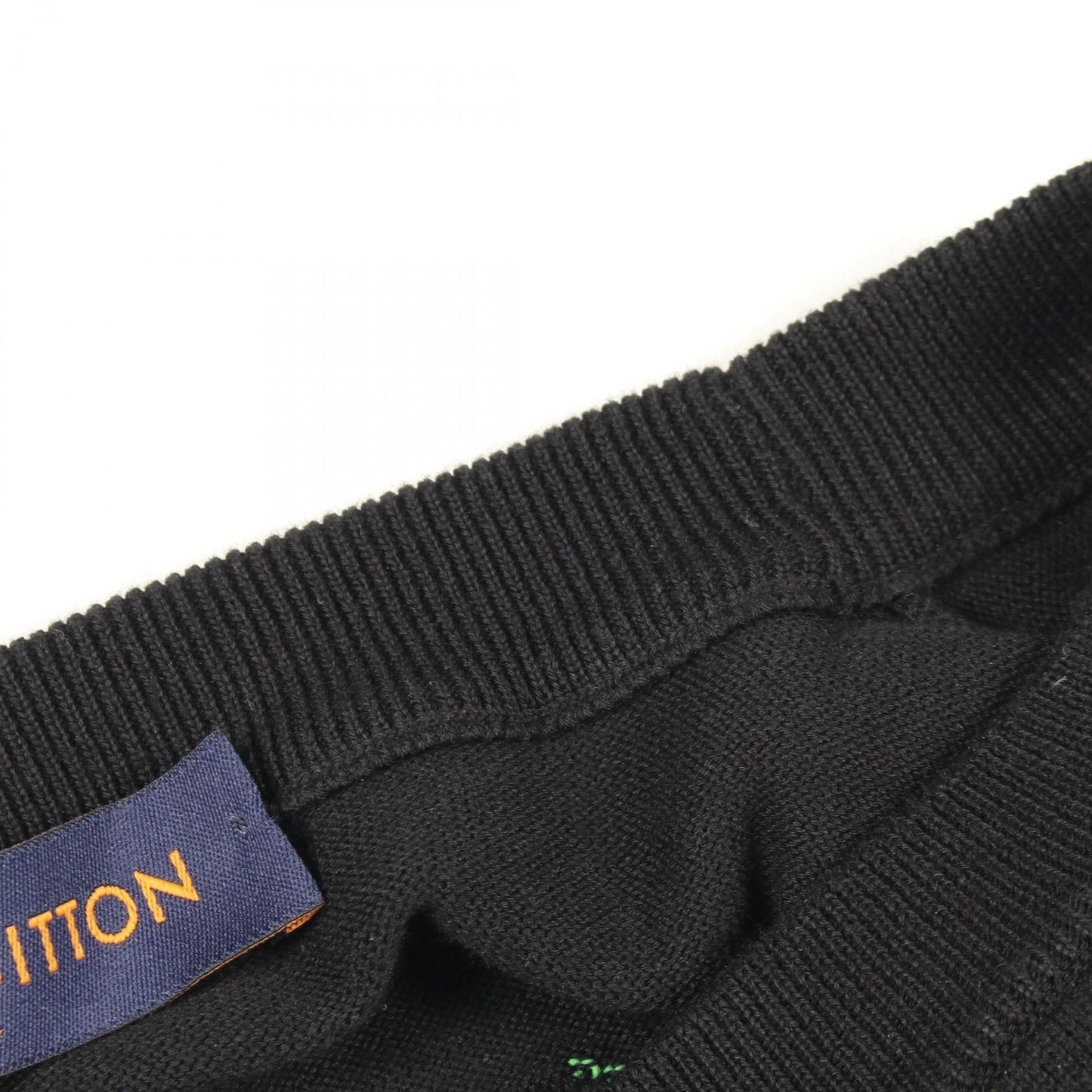 Louis Vuitton Short Sleeve T-Shirt Graphic Knit Crew Neck Cotton Sweater — view 6