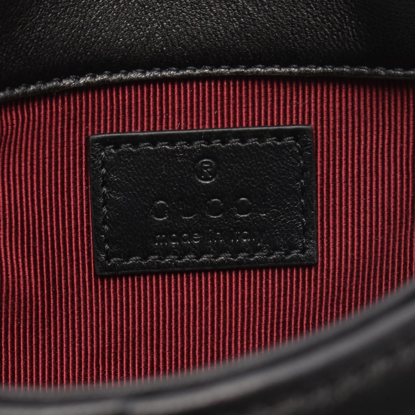Gucci Shoulder Bag GG Marmont Mini Black Leather — view 4
