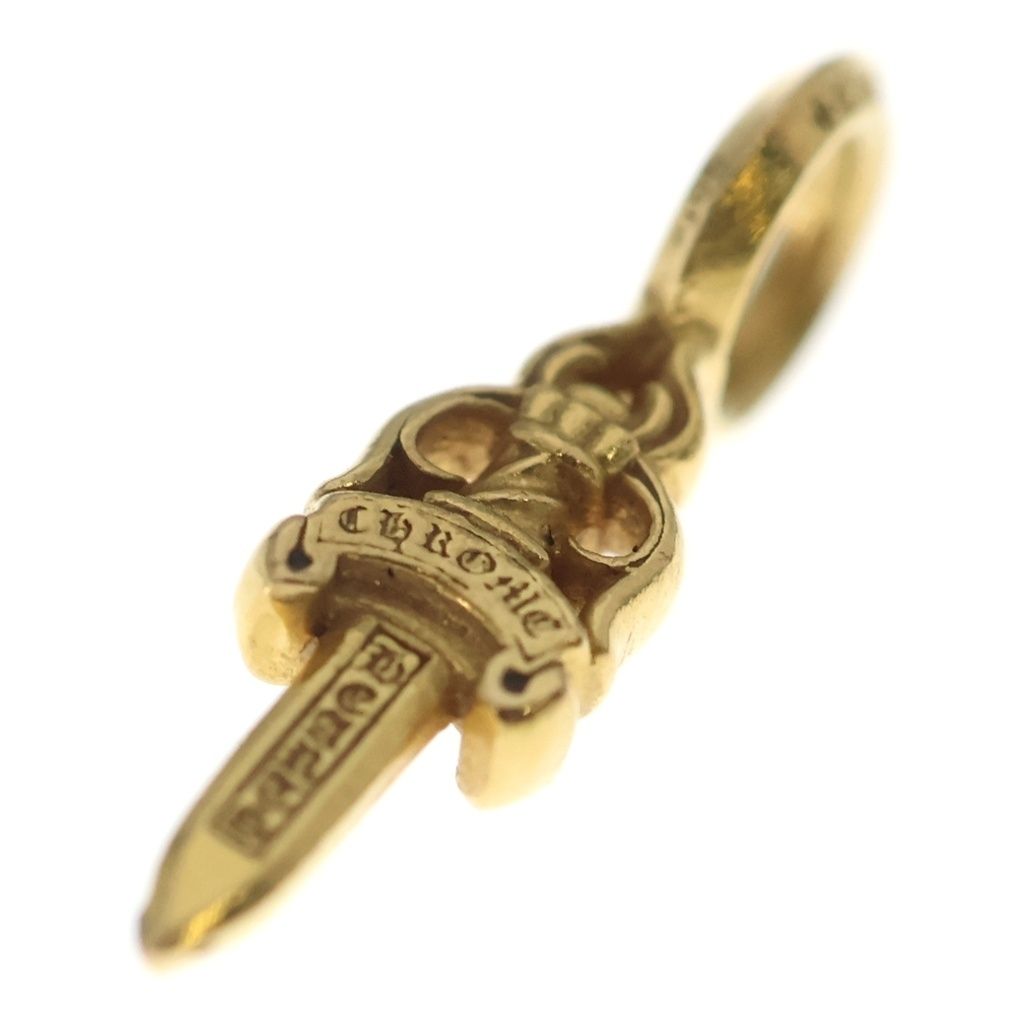 Chrome Hearts 22k Stack Dagger V2 Charm Pendant Top Gold — view 6