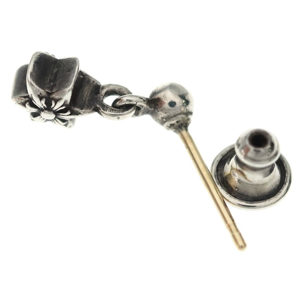 Chrome Hearts Tny Str Drp 1 Tie Nice Tardrop Earrings Silver — view 6