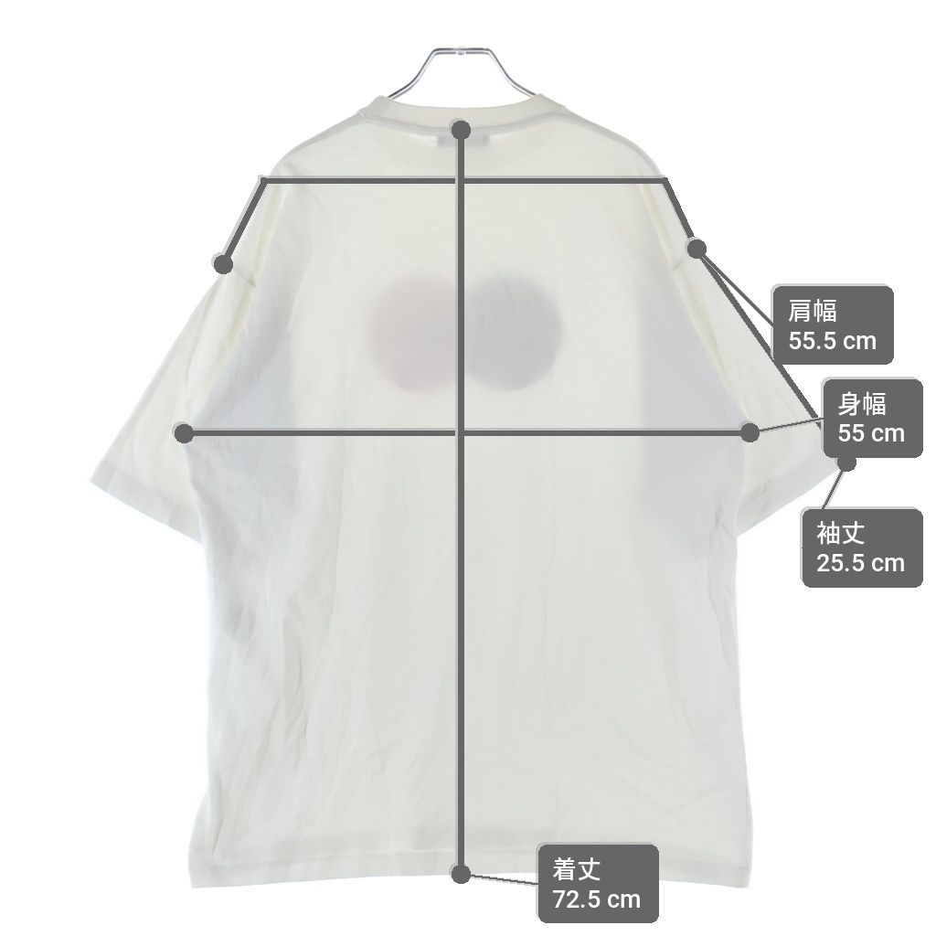 Balenciaga Master Card Logo Print Crew Neck Short Sleeve T-Shirt White — view 9