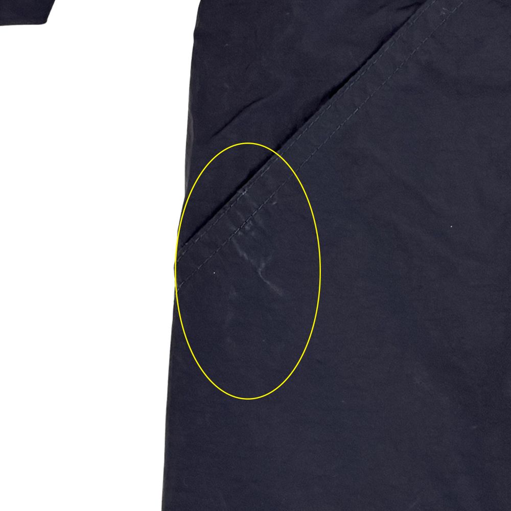 Balenciaga Nylon Anorak Hoodie Navy L XL 48 Half Zip Windbreaker Oversize — view 9