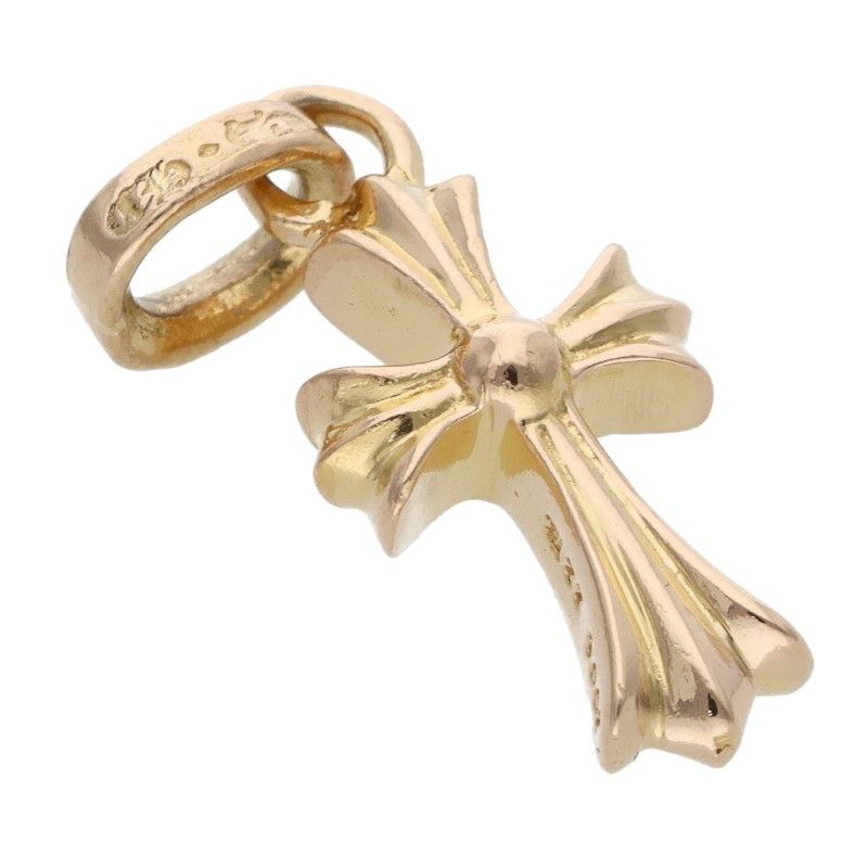 Chrome Hearts 22k Crs Baby Fat 22k Fat Gold Necklace Top — view 5