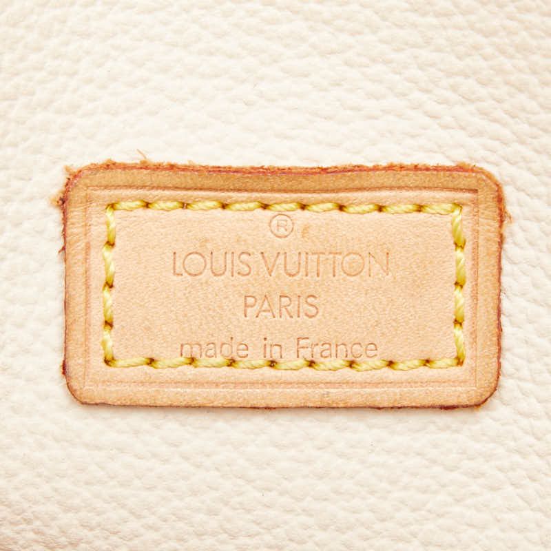 Louis Vuitton Monogram Spontini 2-Way Shoulder Bag Brown Leather — view 9