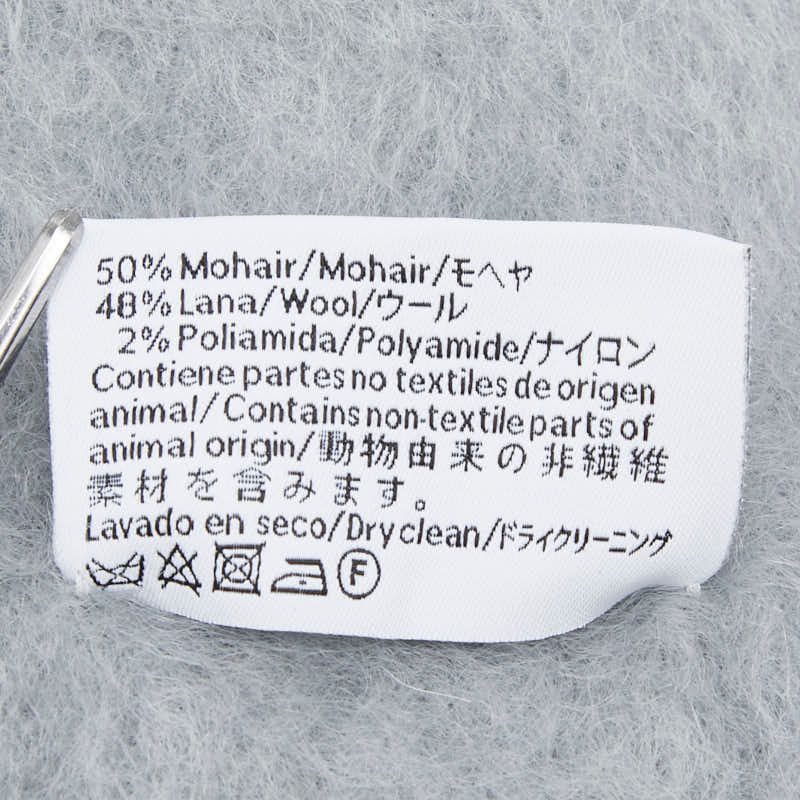 Loewe Anagram Mafra Gray le Nylon Mohair Su 1 Scarf — view 5