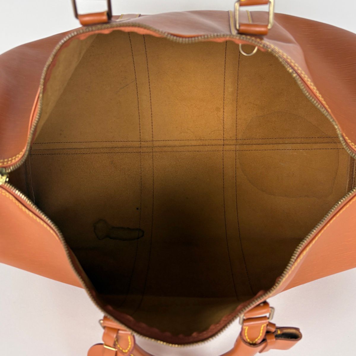 Louis Vuitton Keepall 50 Boston Bag Epi Cipango Gold — view 9