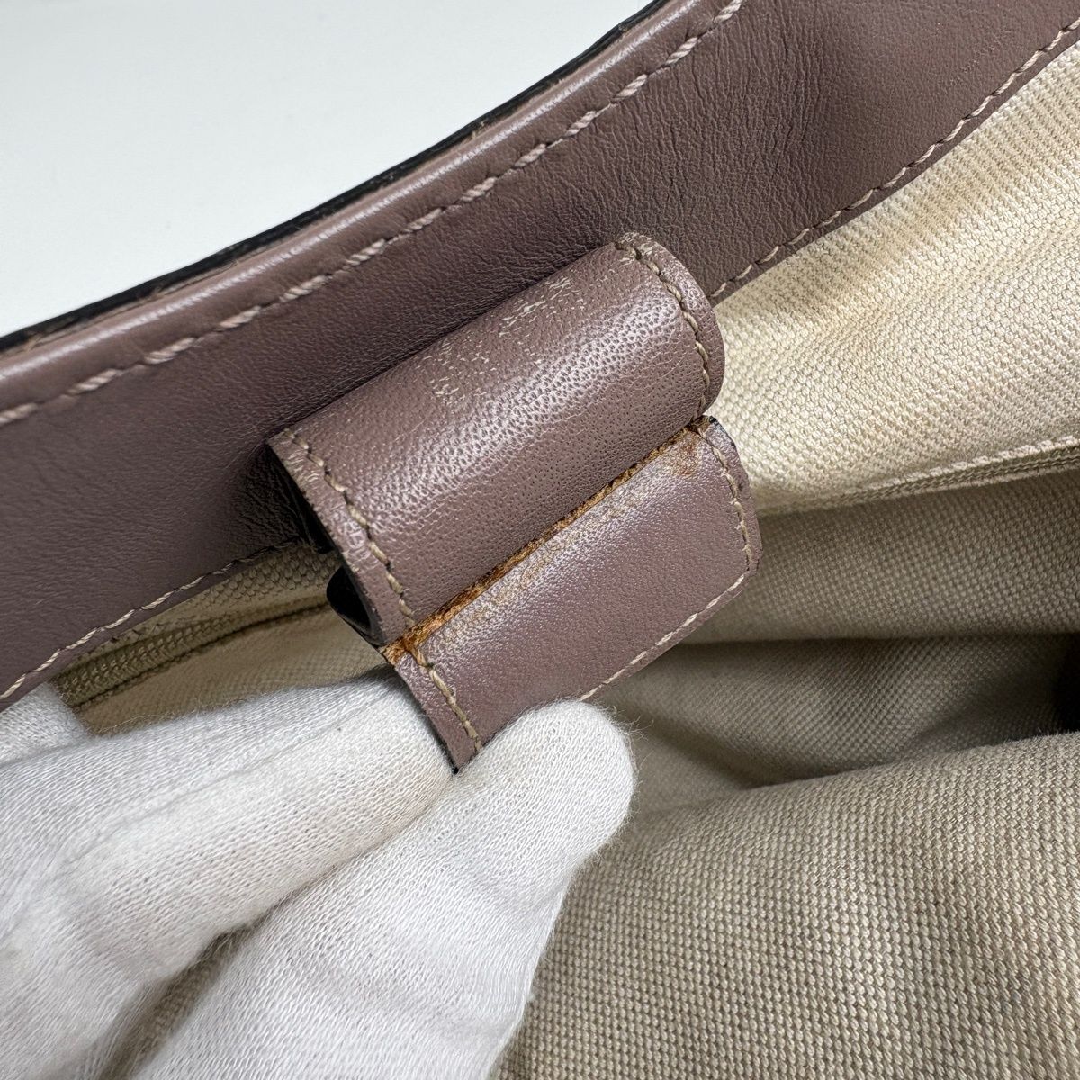 Gucci GG Pattern Ski Tote Canvas Beige Brown — view 9