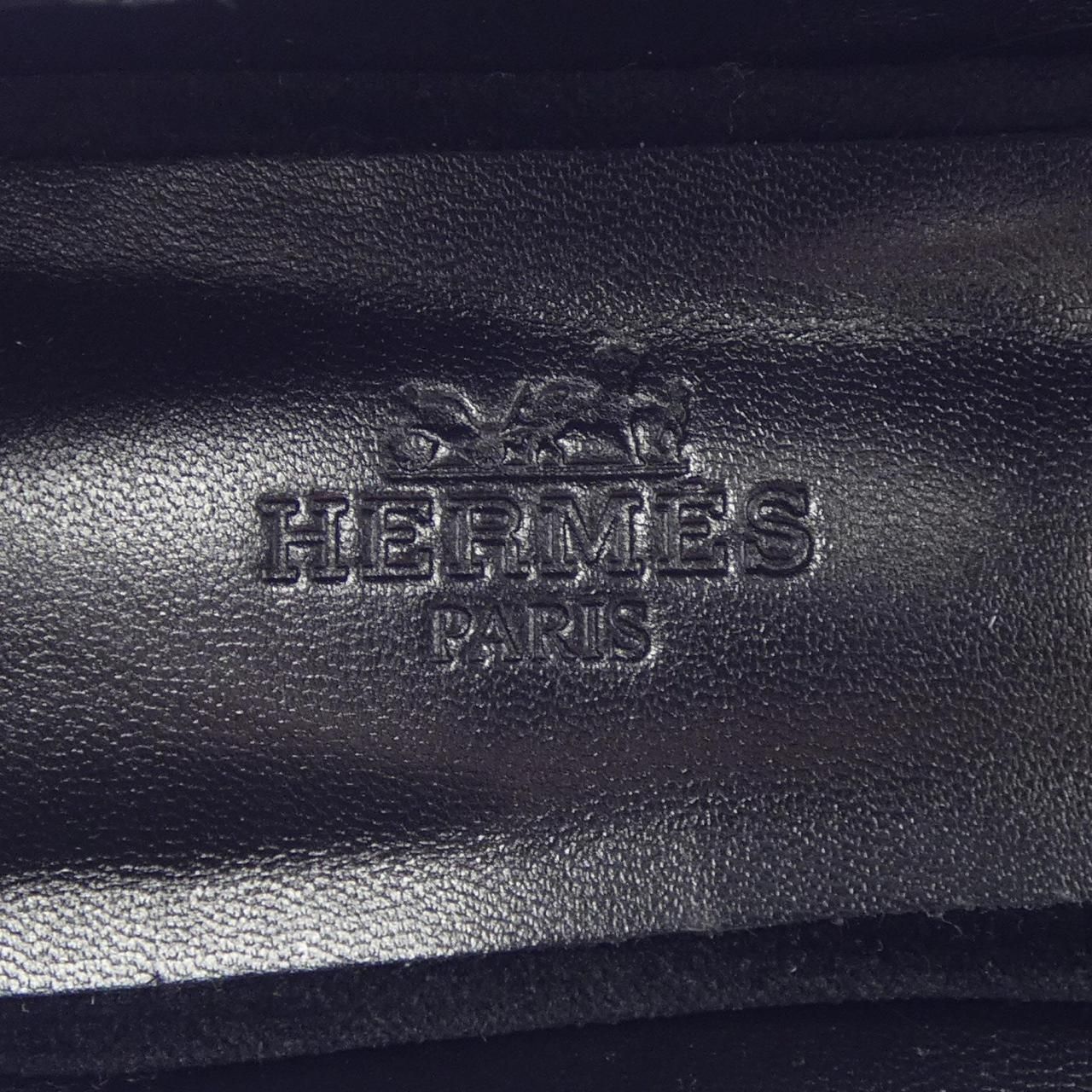 Hermes Jane Hapi Buckle Flat Shoes — view 6