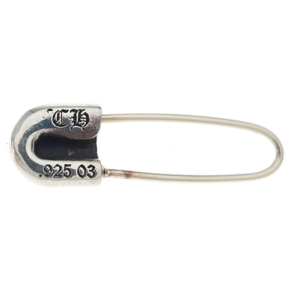 Chrome Hearts ER Safety Pin Silver Earrings — view 6