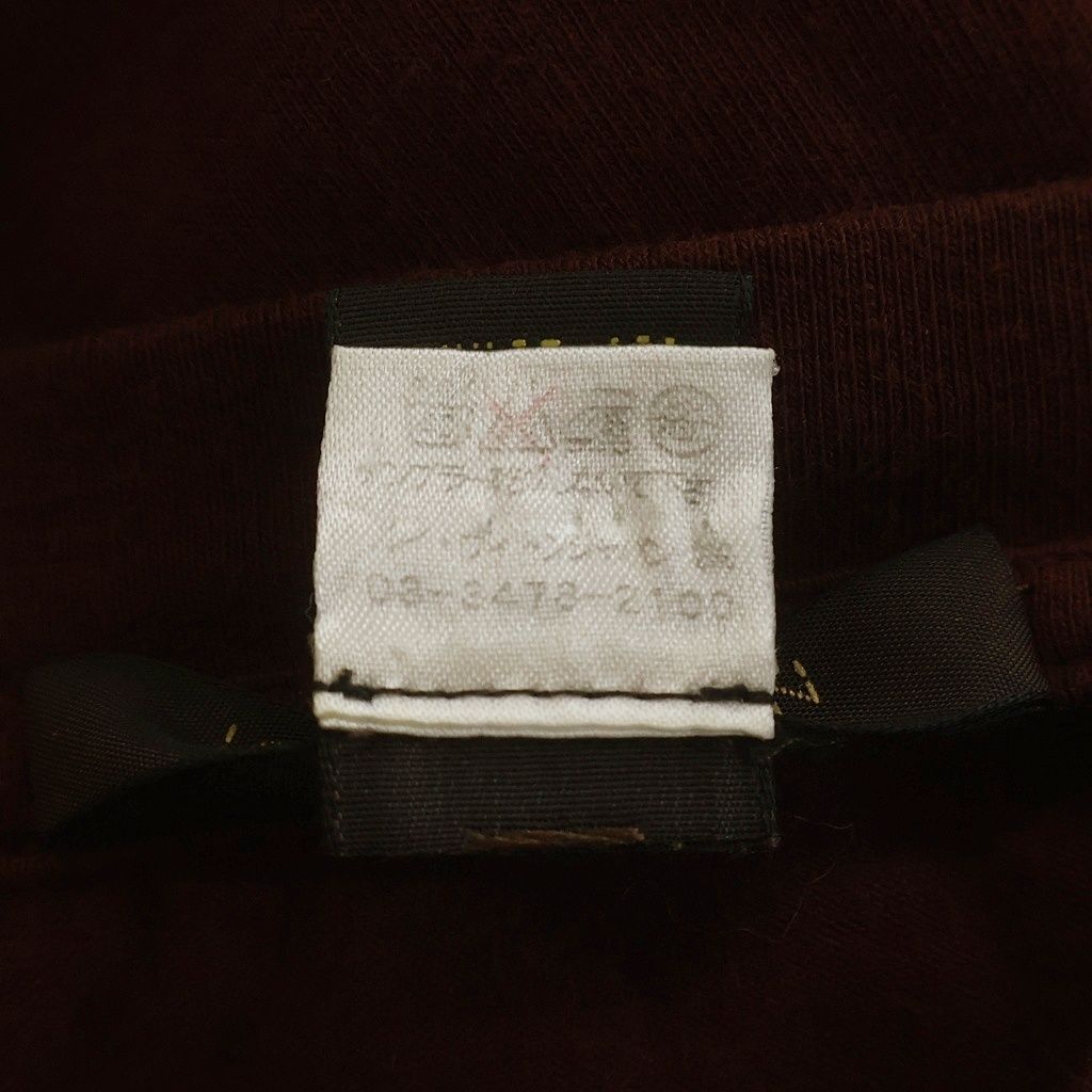 Louis Vuitton Henry Neck 10 Button Logo Pisneme Long Sleeve Top Red — view 8