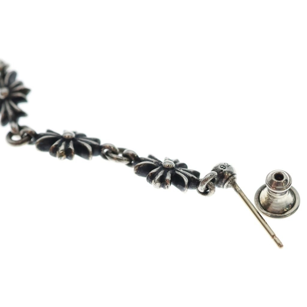 Chrome Hearts Tiny CH Pls 5 Ech Plus 5 Drop Earrings Silver — view 6