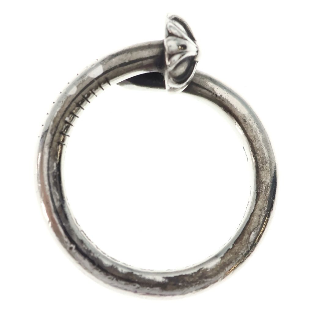 Chrome Hearts Nail Crsball Cross Ball Ring Silver — view 6