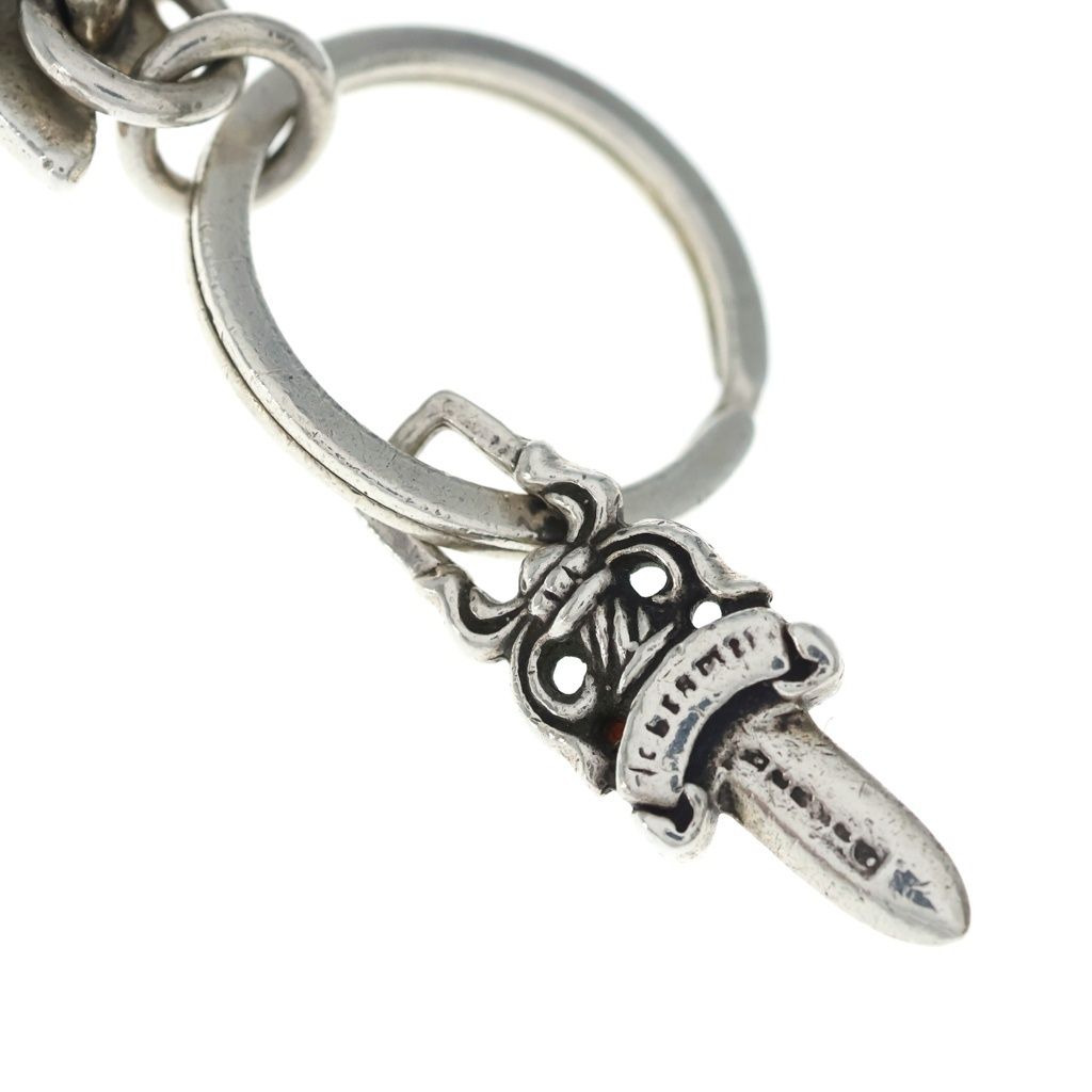 Chrome Hearts CH Crs Dggr Large Cross Dagger Key Ring Silver — view 6
