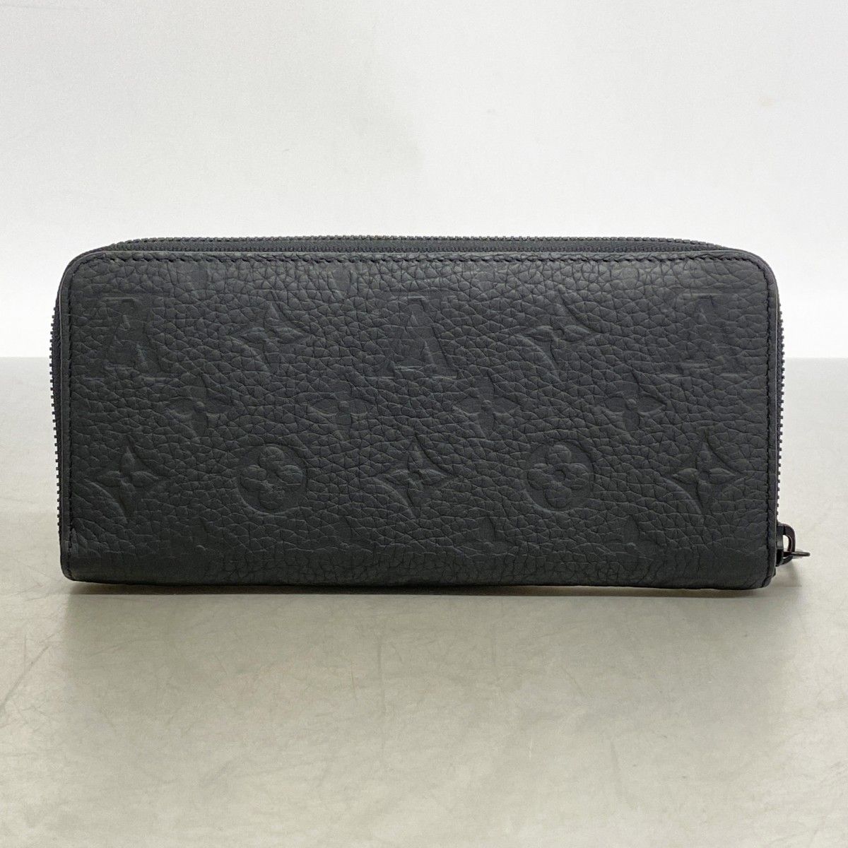 Louis Vuitton Wallet Monogram Taurillon Zippy Horizontal Black — view 5