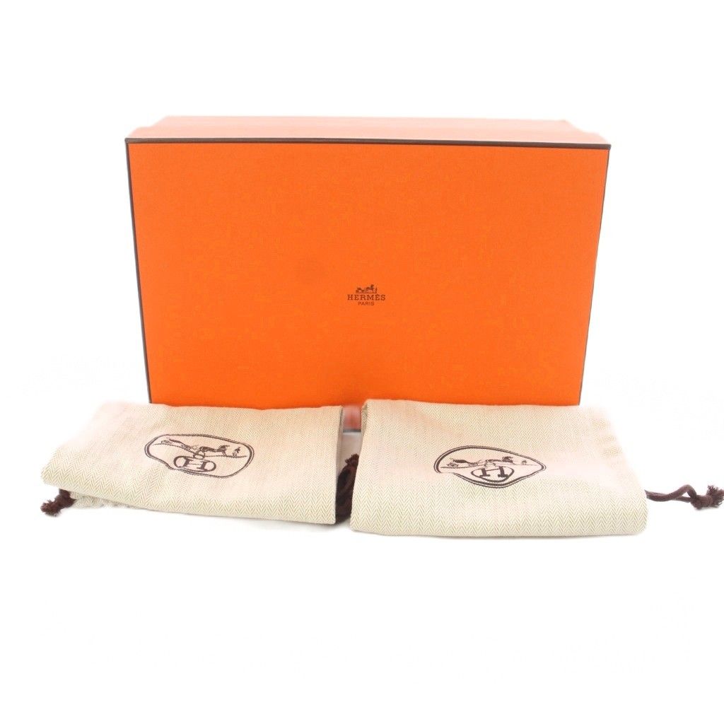 Hermes Saga Suede Loafers Moccasins 41 Navy PJ — view 8