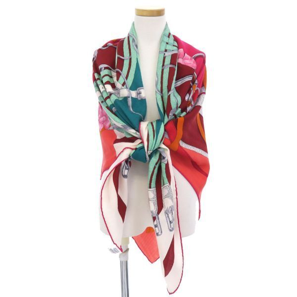 Hermes Carre Geant Cashmere Silk Scarf — view 9
