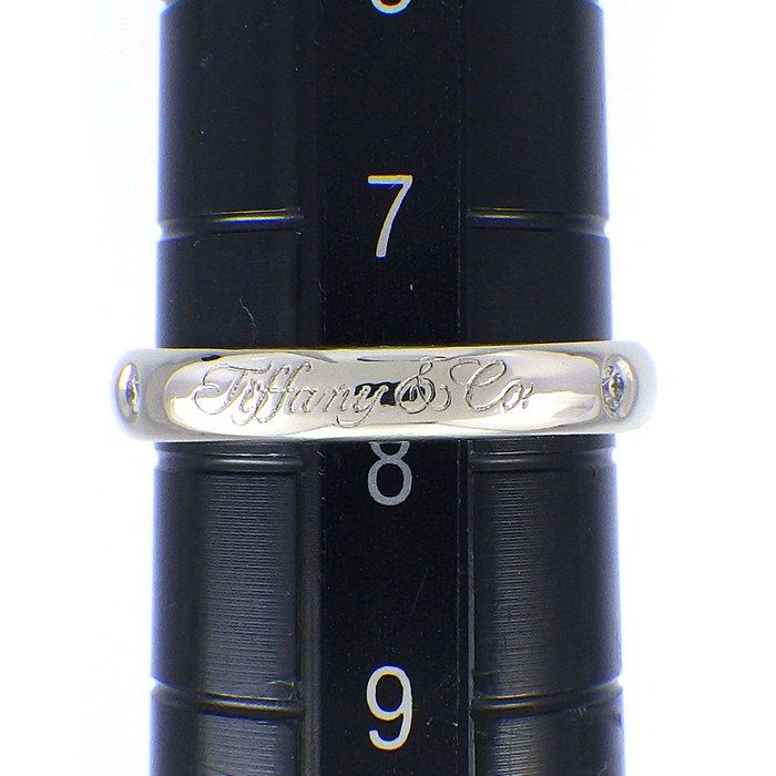 Tiffany & Co Ring Notes Lucida Logo Point Diamond — view 5