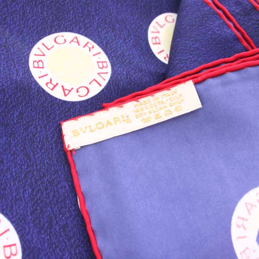 Bvlgari Scarf Dot Pattern Logo All Over — view 9