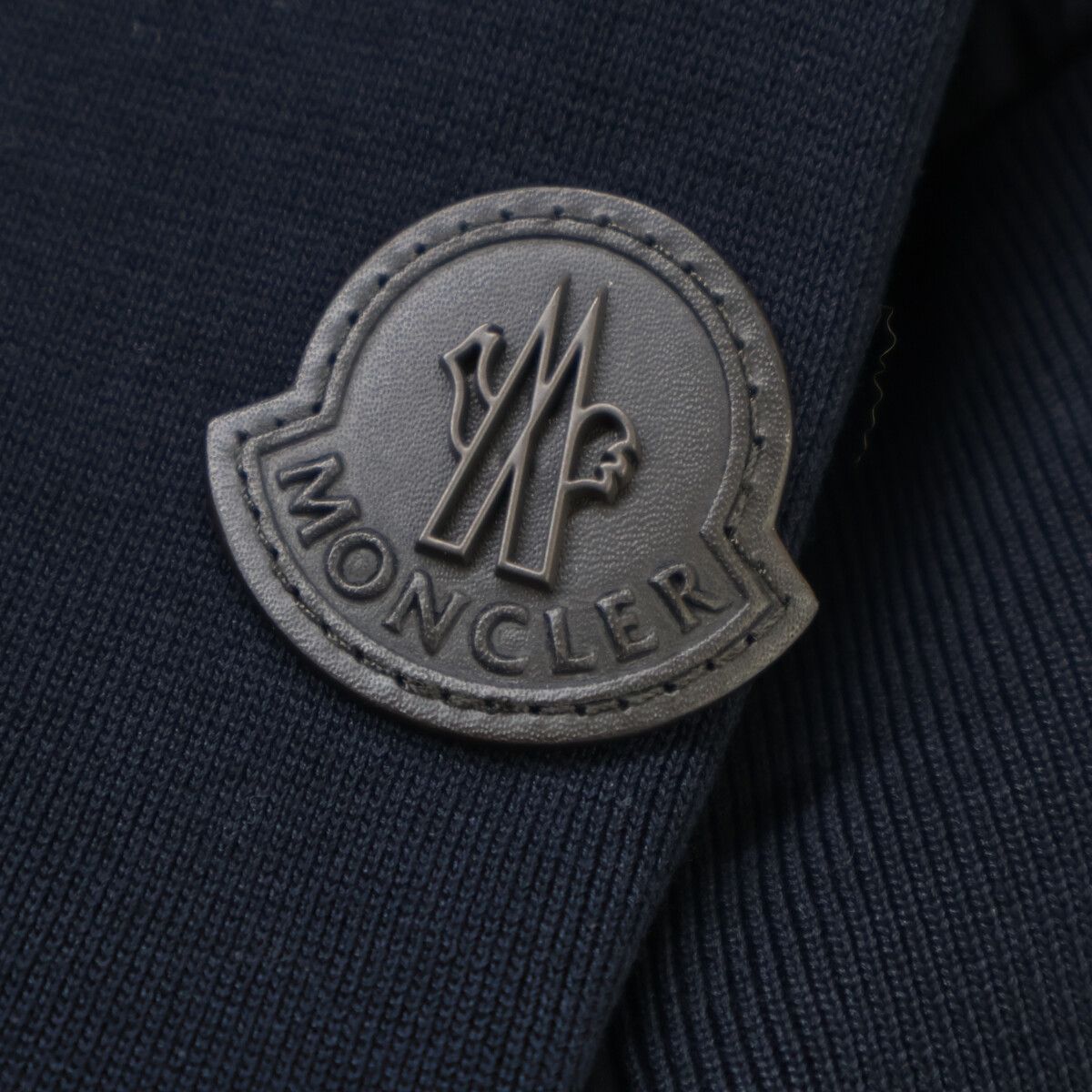 Moncler Cardigan Tricot Knit Down Jacket Contrast Zip Up — view 9