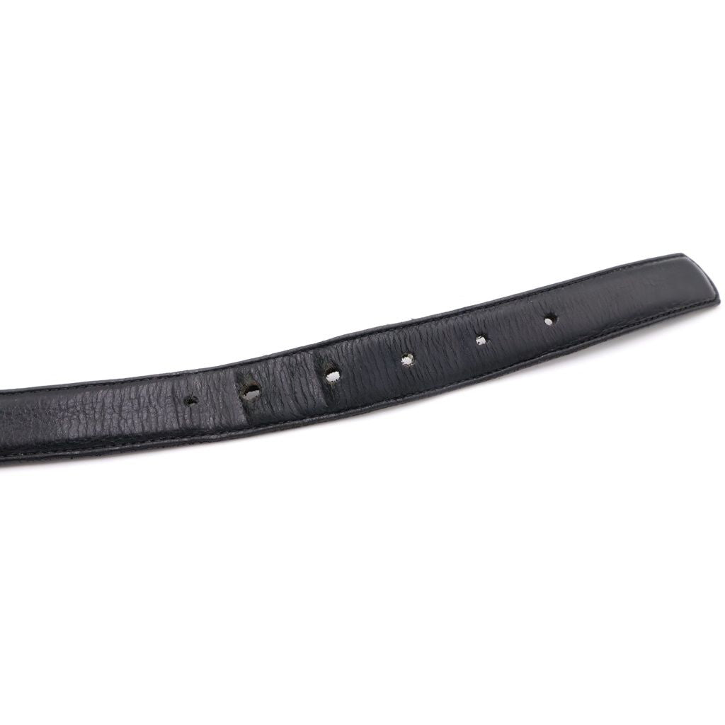 Chrome Hearts Blt Otj Filigree Leather Belt Black Silver — view 6