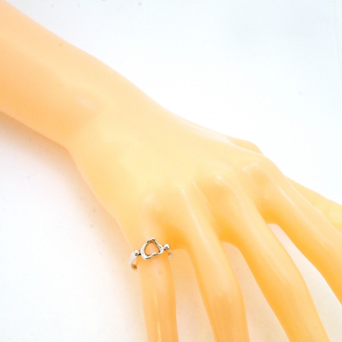 Tiffany & Co Ring Open Heart 925 Sterling Silver — view 6