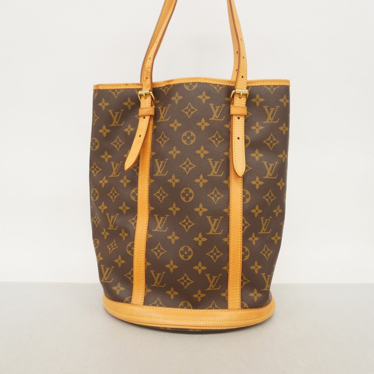 Louis Vuitton Tote Monogram Bucket GM Brown — view 9