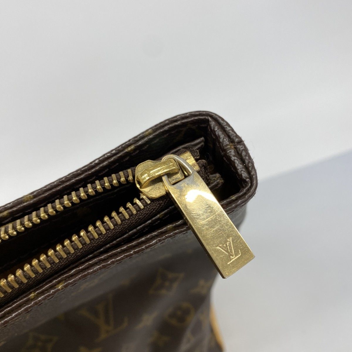Louis Vuitton Tote Monogram Cabas Mezzo Brown — view 9