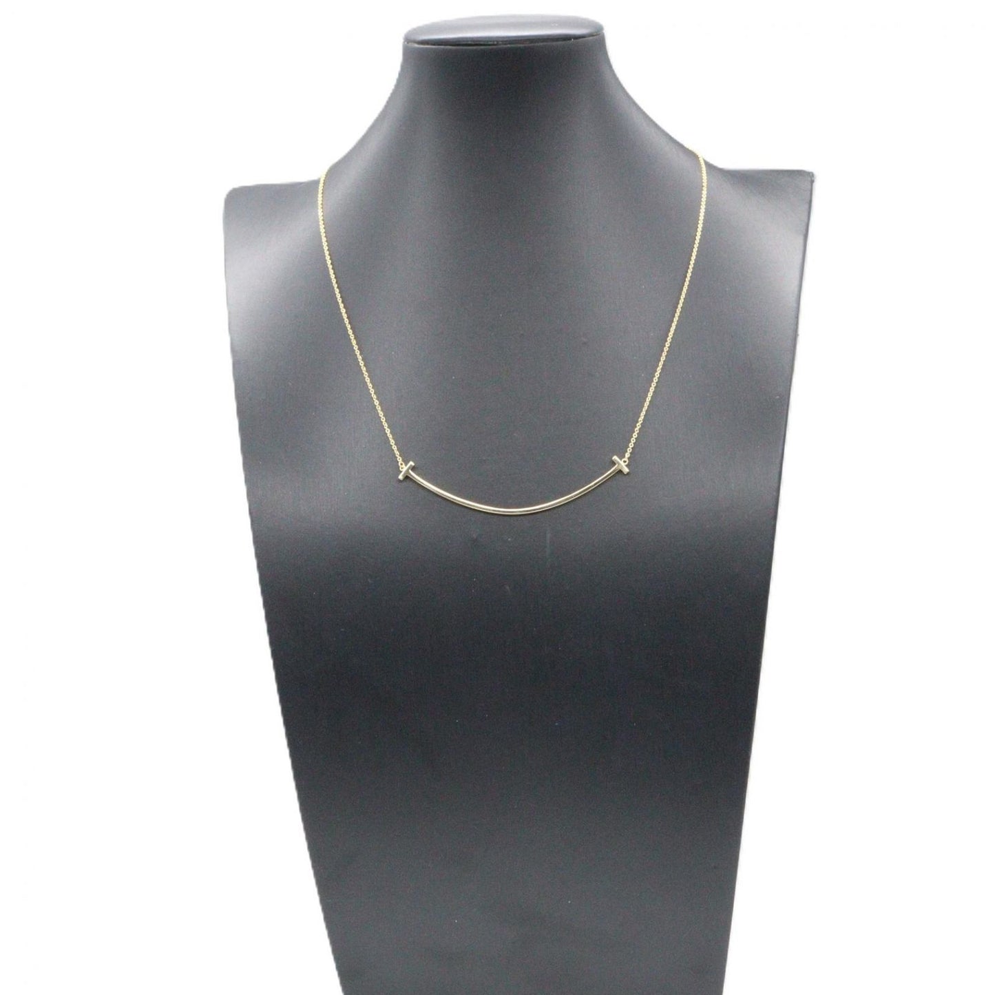 Tiffany & Co Necklace T Smile Large 40.5 45.5 cm 18k — view 5