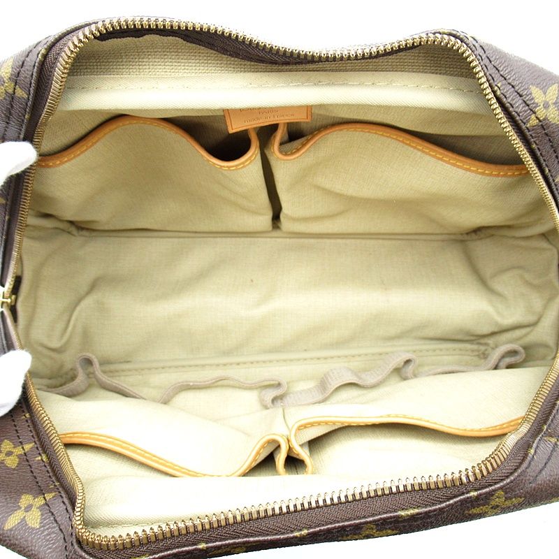 Louis Vuitton Deauville Monogram Handbag Brown — view 7