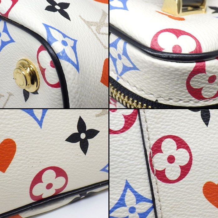 Louis Vuitton Shoulder Bag Vanity PM Blanc Multicolor Monogram Gameon Leather — view 9