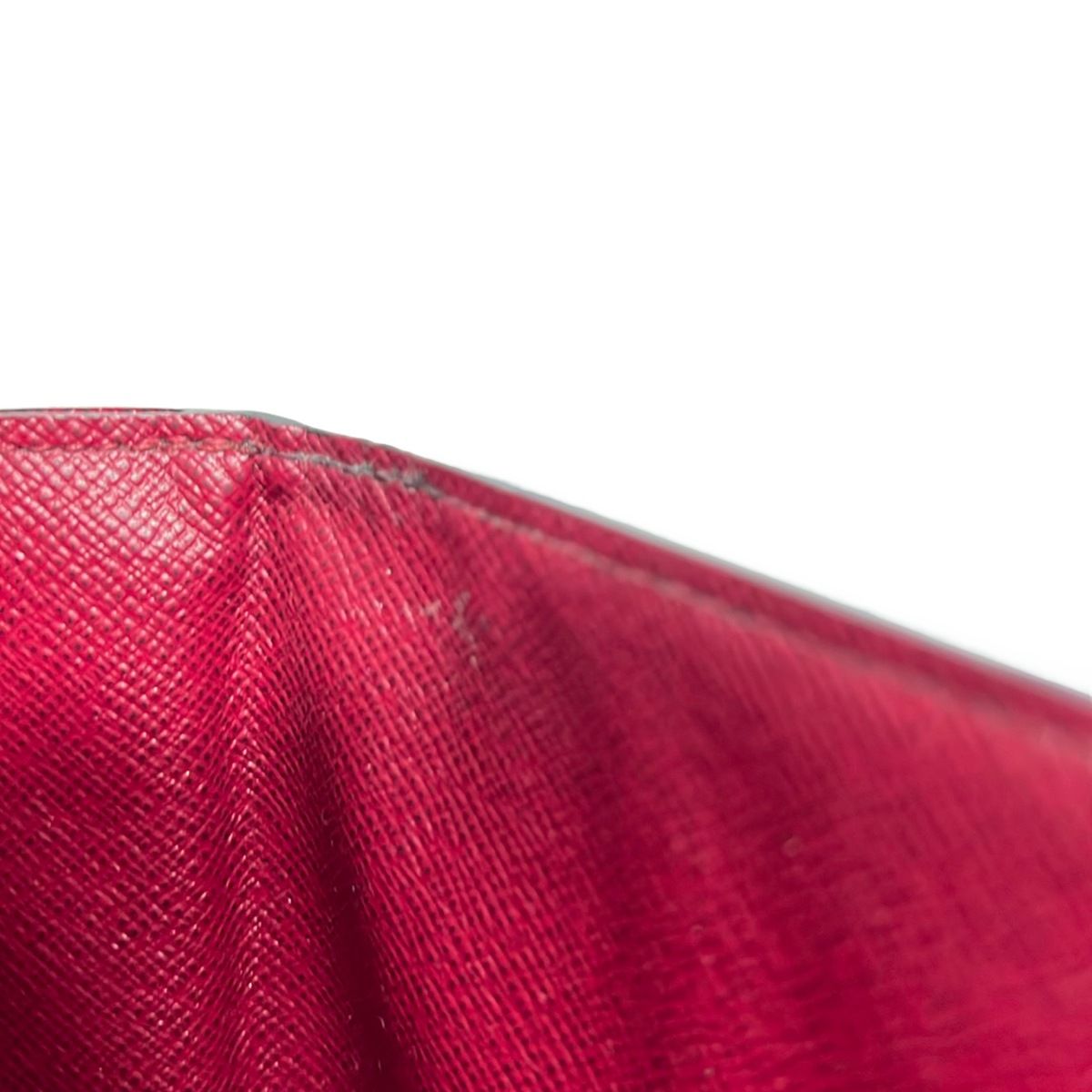 Louis Vuitton Trifold Wallet Monogram Portefeuille Zoe Fuchsia Leather Cowhide — view 8