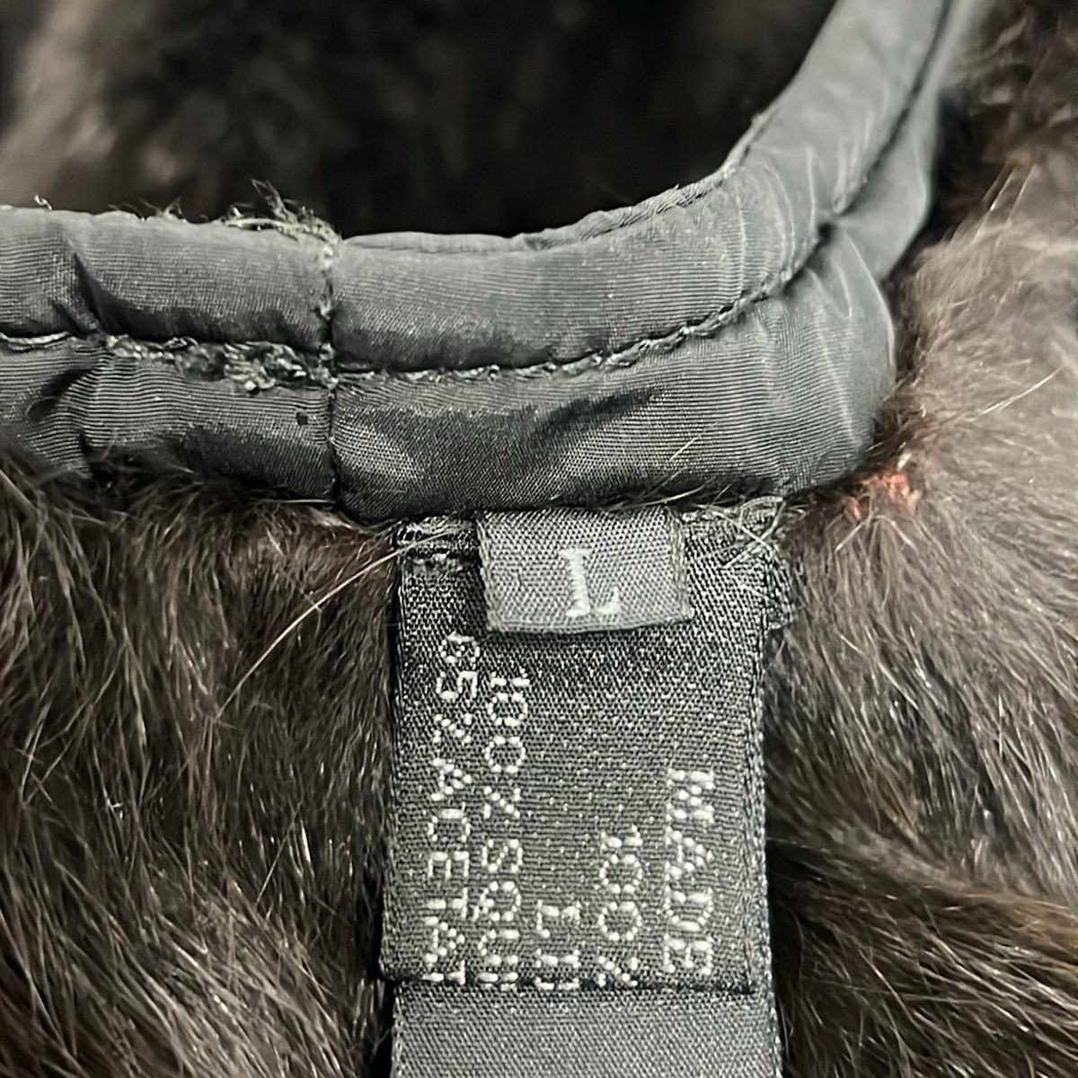 Prada Vest L Black Fur — view 6