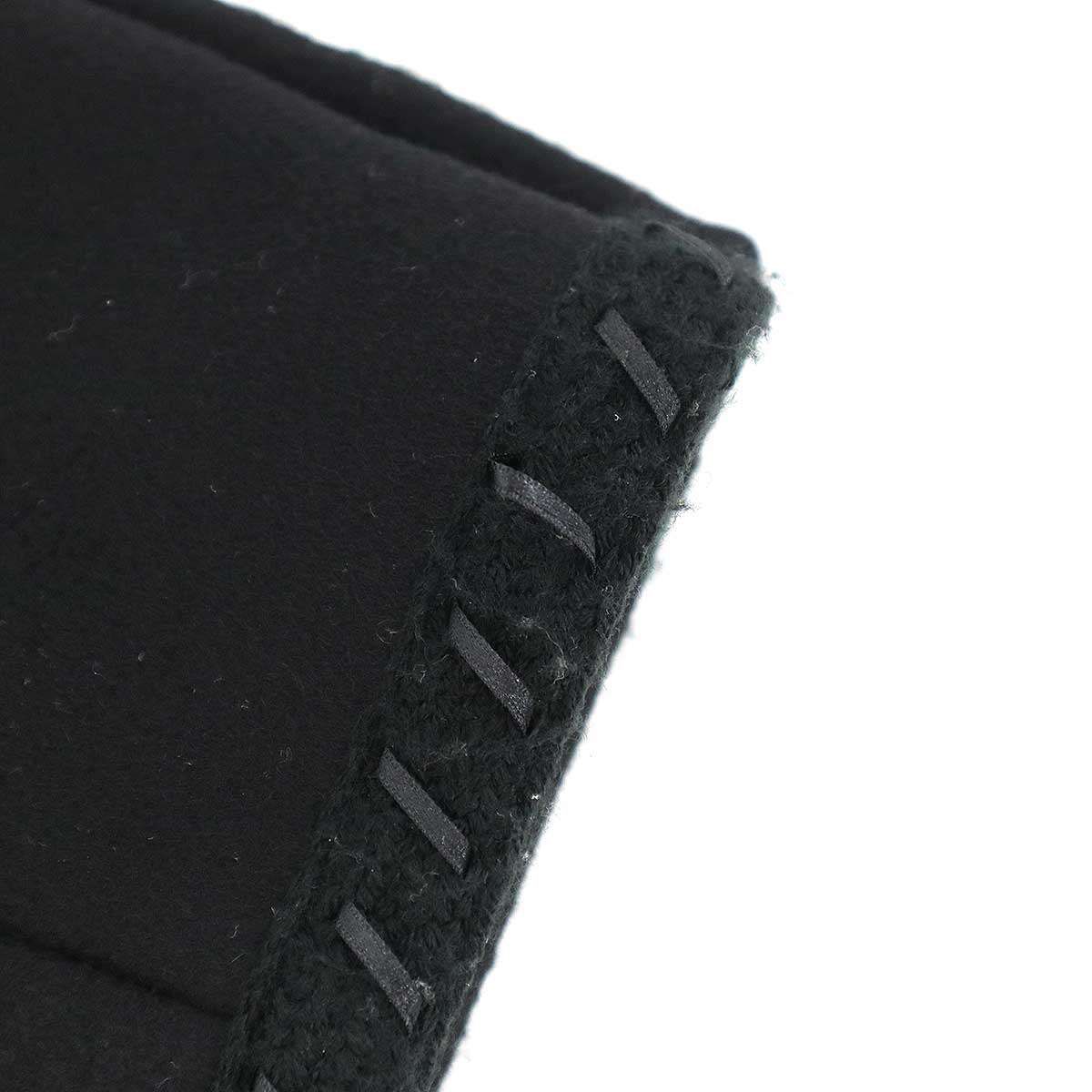 Gucci Melton Long Coat Black 38 — view 8
