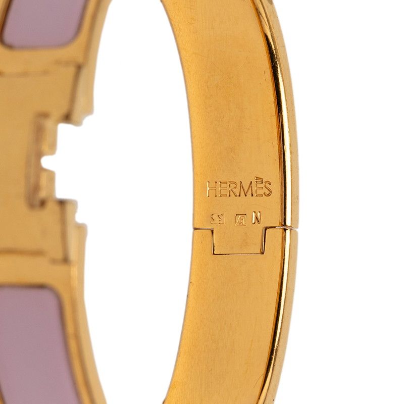 Hermes Click PM Bracelet Gold Pink Plated — view 5