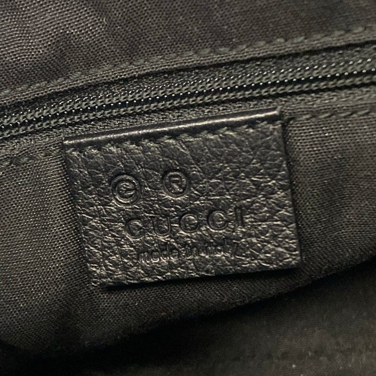 Gucci Handbag Abbey GG Pattern Black Leather — view 9