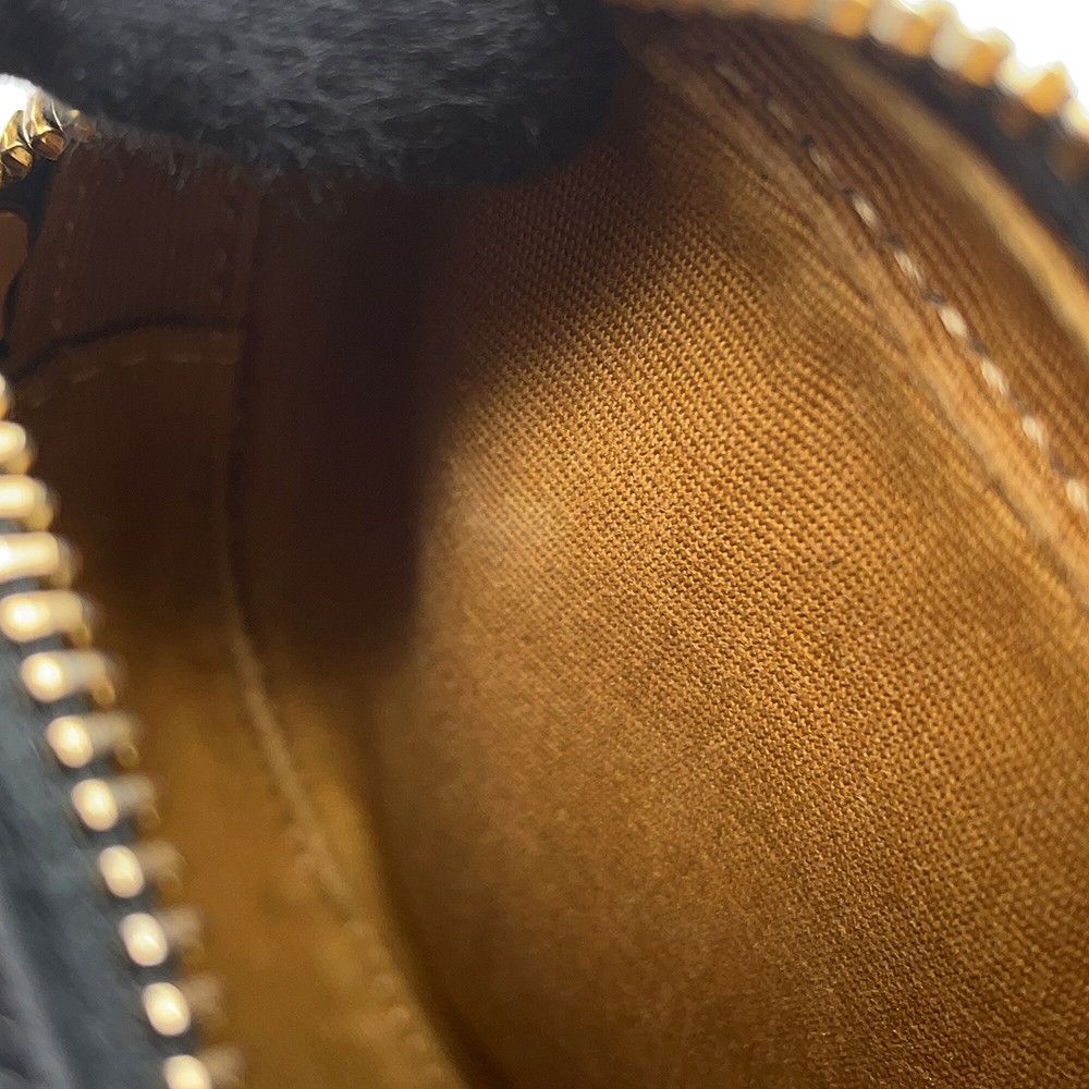 Celine Triomphe Heart Leather 2-Way Shoulder Bag Brown — view 9