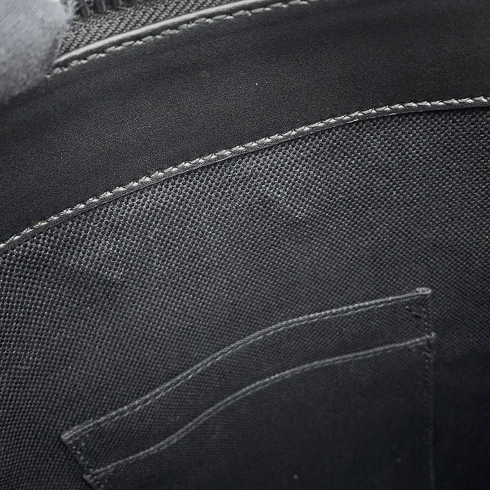 Gucci Shoulder Bag GG Supreme Leather Web Black — view 9