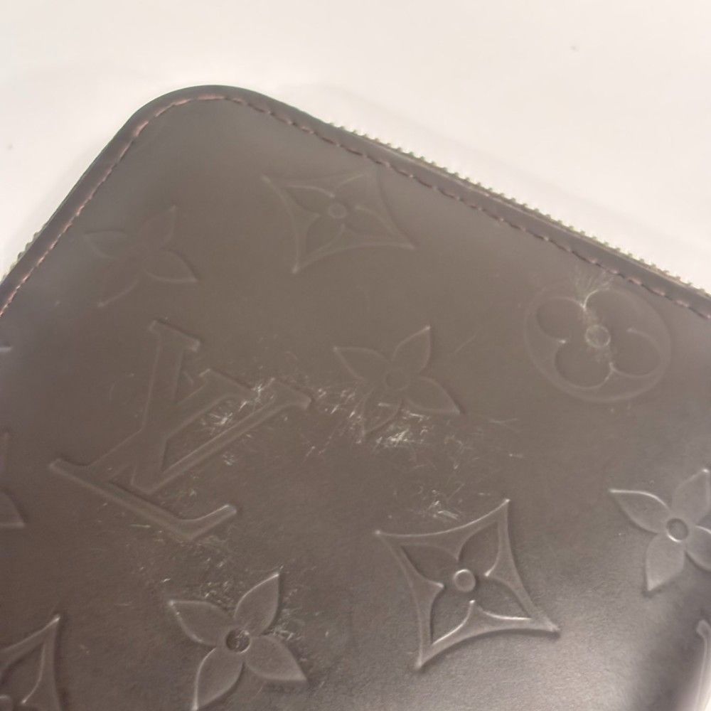 Louis Vuitton Monogram Porte Biet Monet Zip Bifold Wallet Round Zip Brown — view 8