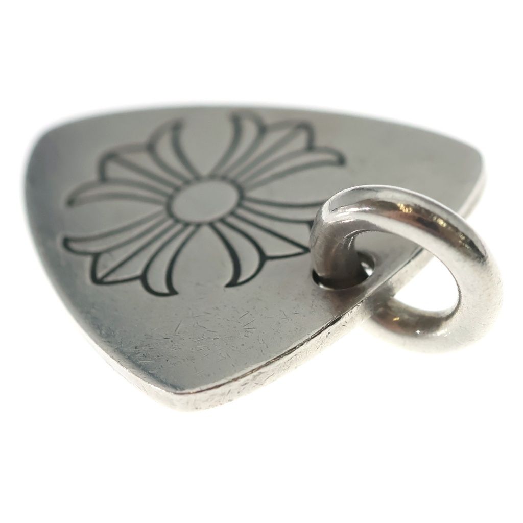 Chrome Hearts Guitar Pick Pendant Top Silver — view 6