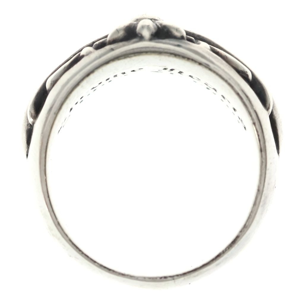 Chrome Hearts Flrl Crs Floral Cross Ring Silver — view 6