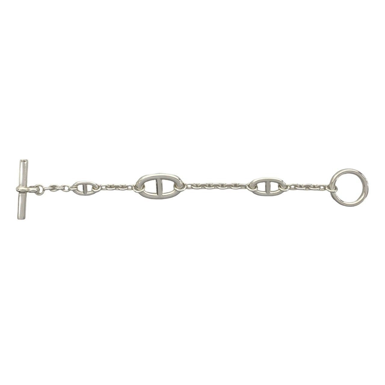 Hermes Farandole 925 Sterling Silver Bracelet — view 6